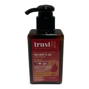 NEW TrustRx Heat Is On In-Shower Hair Treatment Damaged Brittle Color Damaged